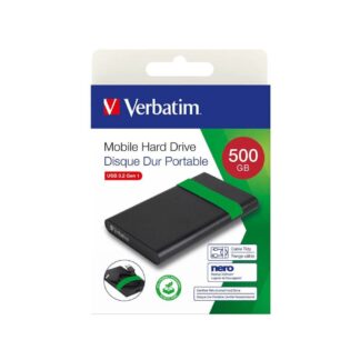 Disque dur externe 500 Go HDD Verbatim reconditionné à neuf